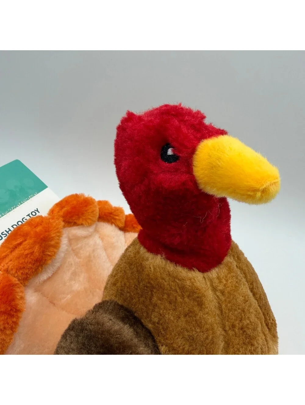 ZippyPaws Tucker the Turkey Plush Squeaky Dog Toy Thanksgiving Holiday ZP973